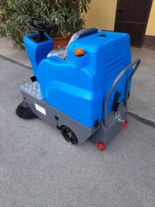 Elektrische Kehrmaschine – Bürstendetail